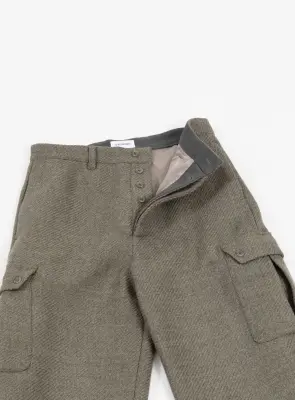 Cargo Pants in Clay 100% Italian Wool — photo 2