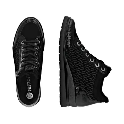 Bottines Remonte R0773-05 Noires - Lacets Grande Pointure Femme — photo 4