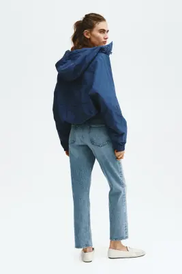 Slim Straight Regular Waist Ankle Jeans - Bleu denim — photo 2