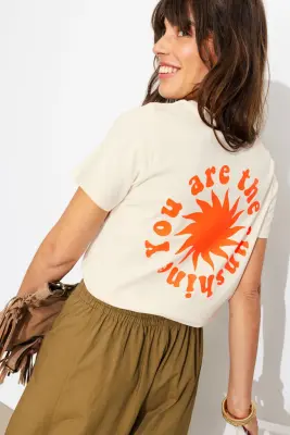 T-shirt à message sunshine — photo 2