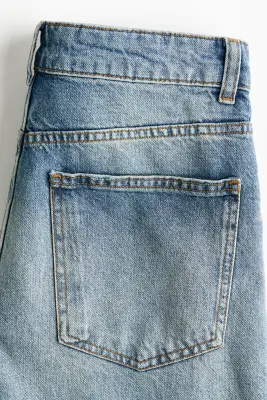 Barrel High Waist Jeans - Bleu denim — photo 5