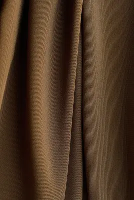 Jupe en jersey à effet drapé - Vert kaki foncé — photo 4