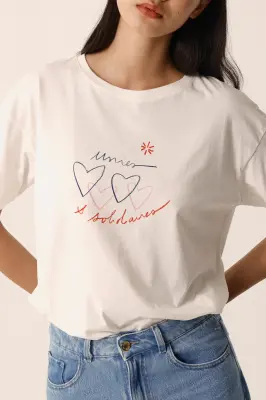 Tee-shirt Marina Ecru — photo 4