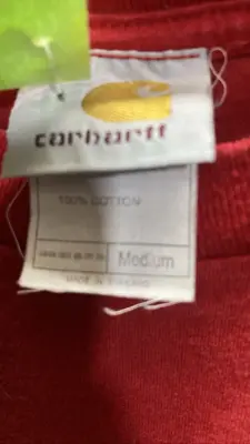 T-shirt Carhartt rouge — photo 2