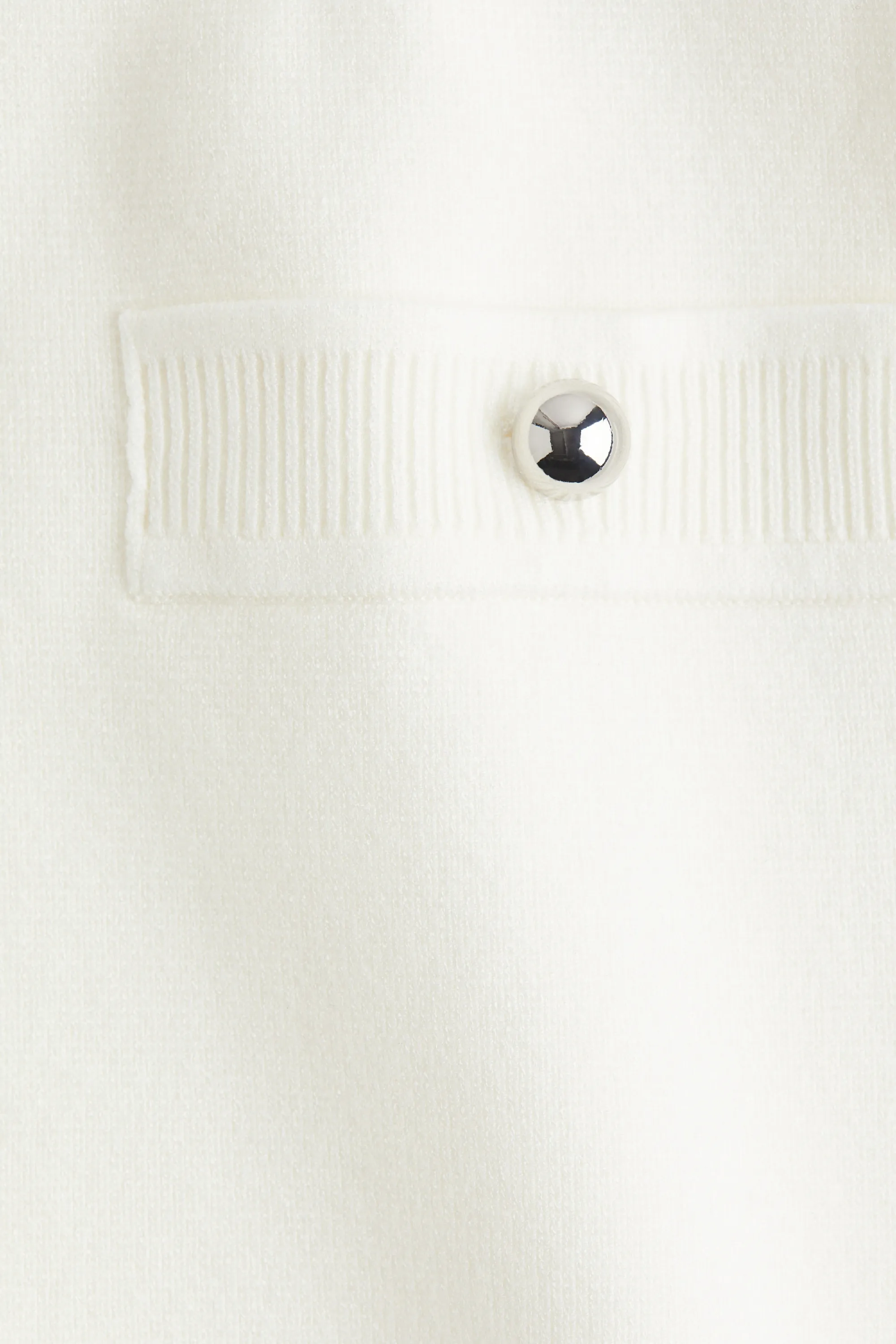 Short en maille fine - Blanc