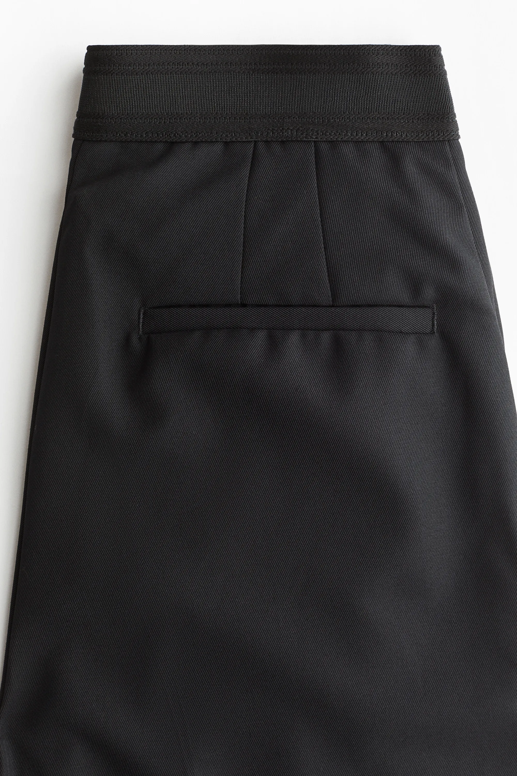 Pantalon en laine mélangée - Noir