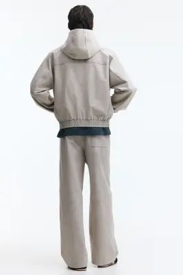 Pantalon jogger Relaxed Fit - Gris clair — photo 3