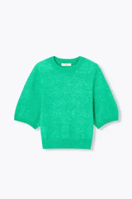 Pull col rond manches ballon