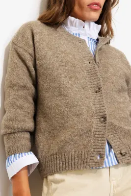 Cardigan col rond Femme — photo 5