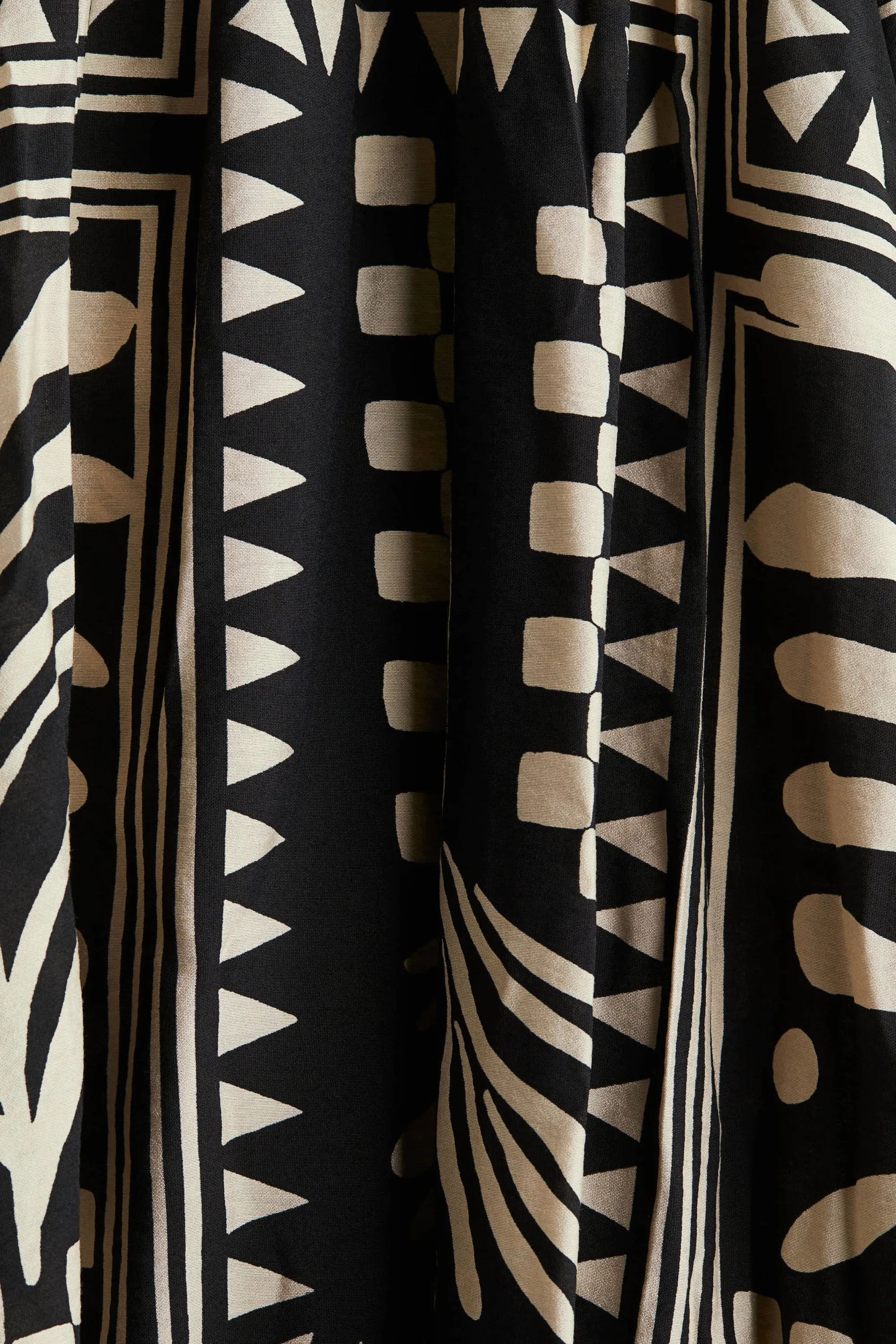 Robe à bretelles fines - Noir/motif