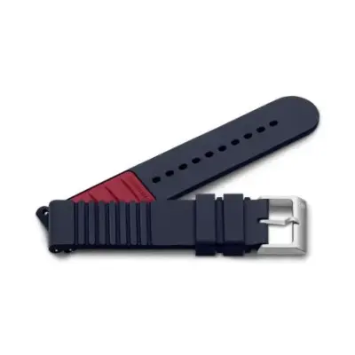 Bracelet Victorinox 21mm caoutchouc bleu marine V.60027 — photo 2