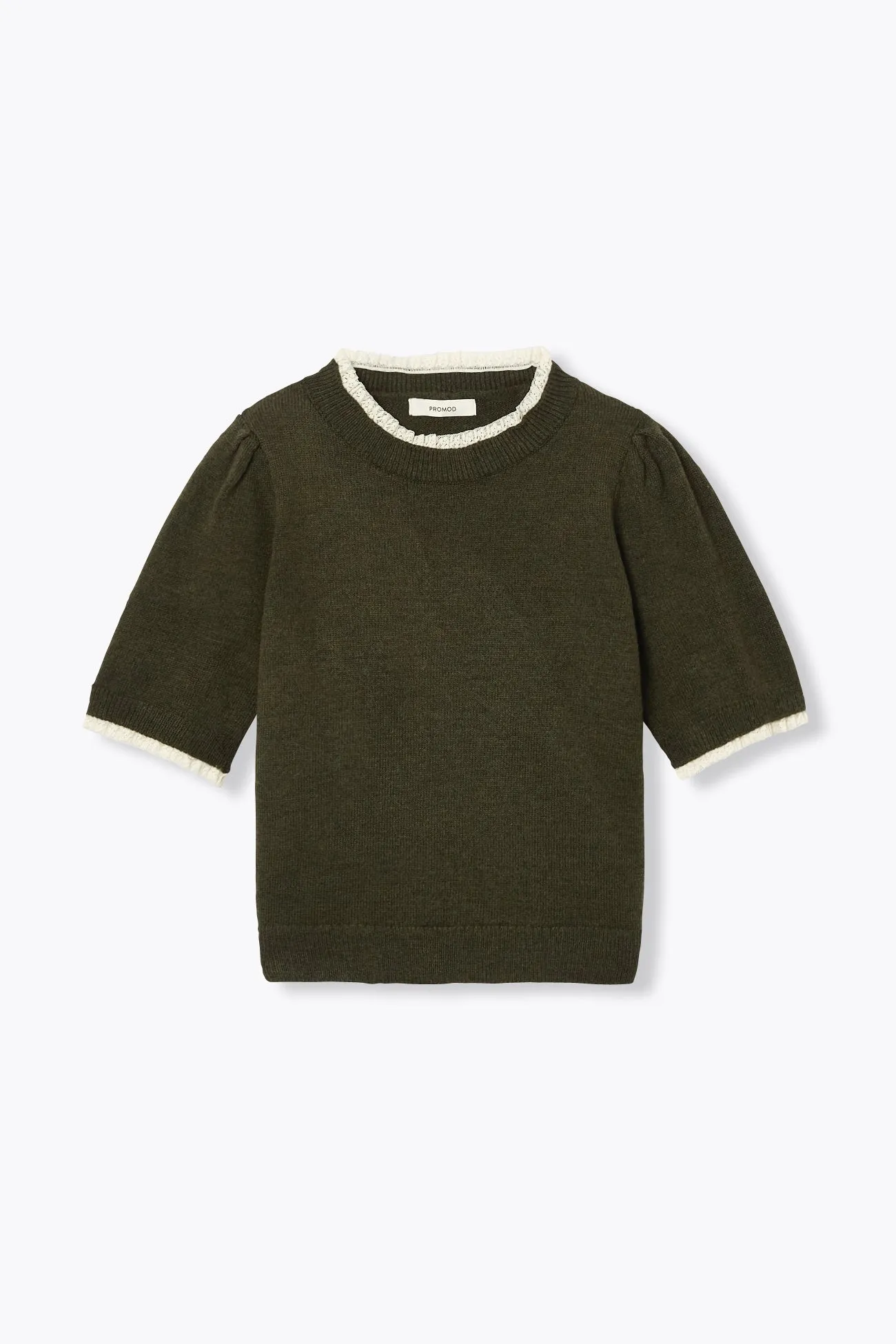 Pull détail dentelle Femme