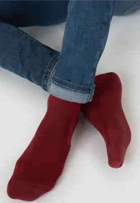 Les chaussettes en coton - Brique — photo 4