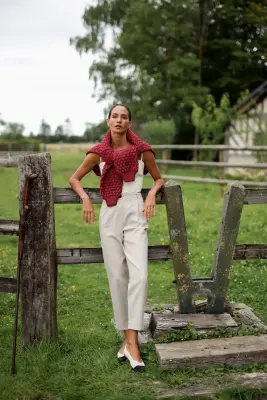 Ava Linen Pants — photo 3