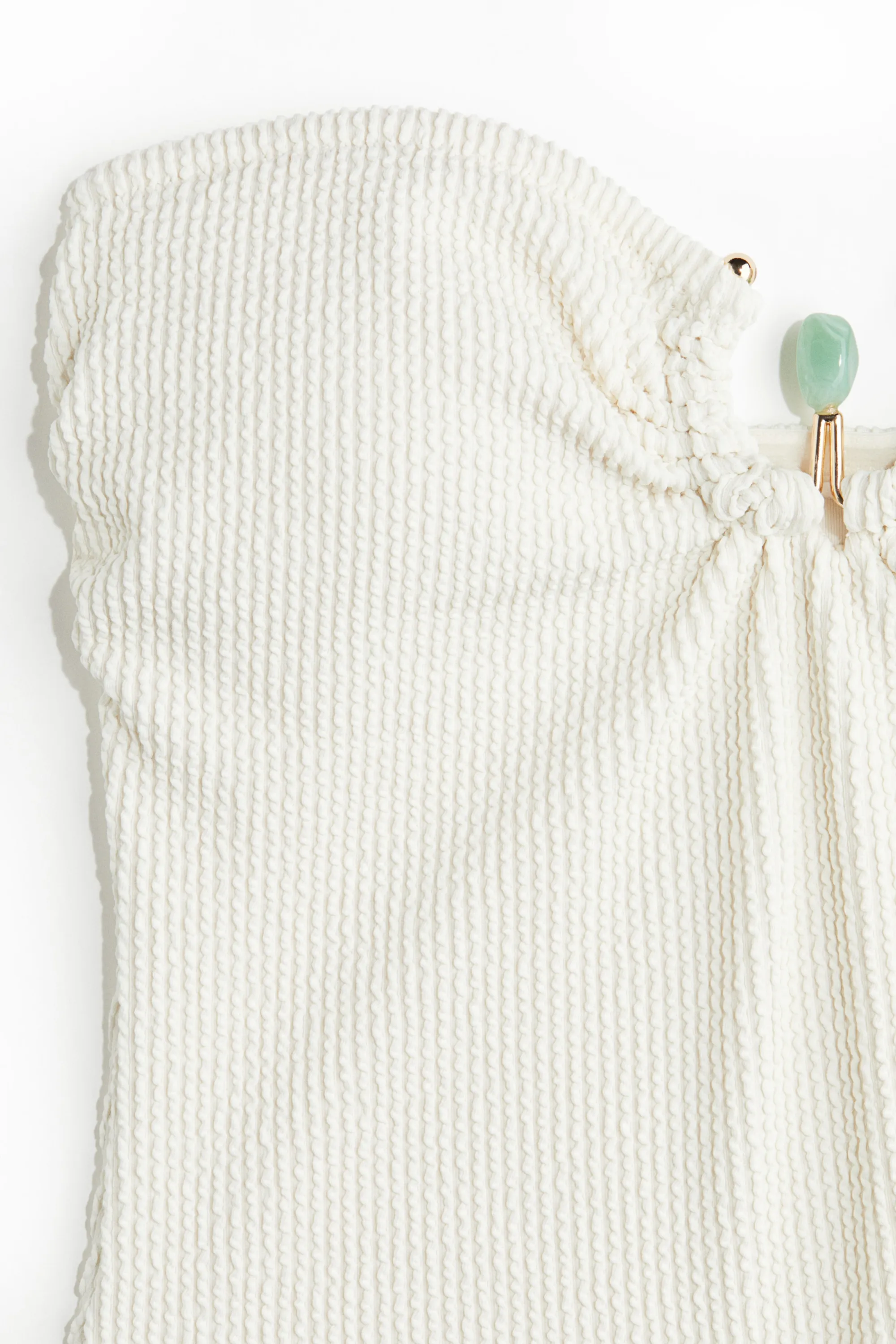 Maillot de bain bandeau paddé - Crème