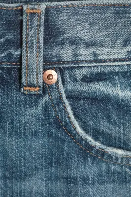 Jean droit standard taille basse Sonic - Milano Blue - Bleu moyen — photo 5