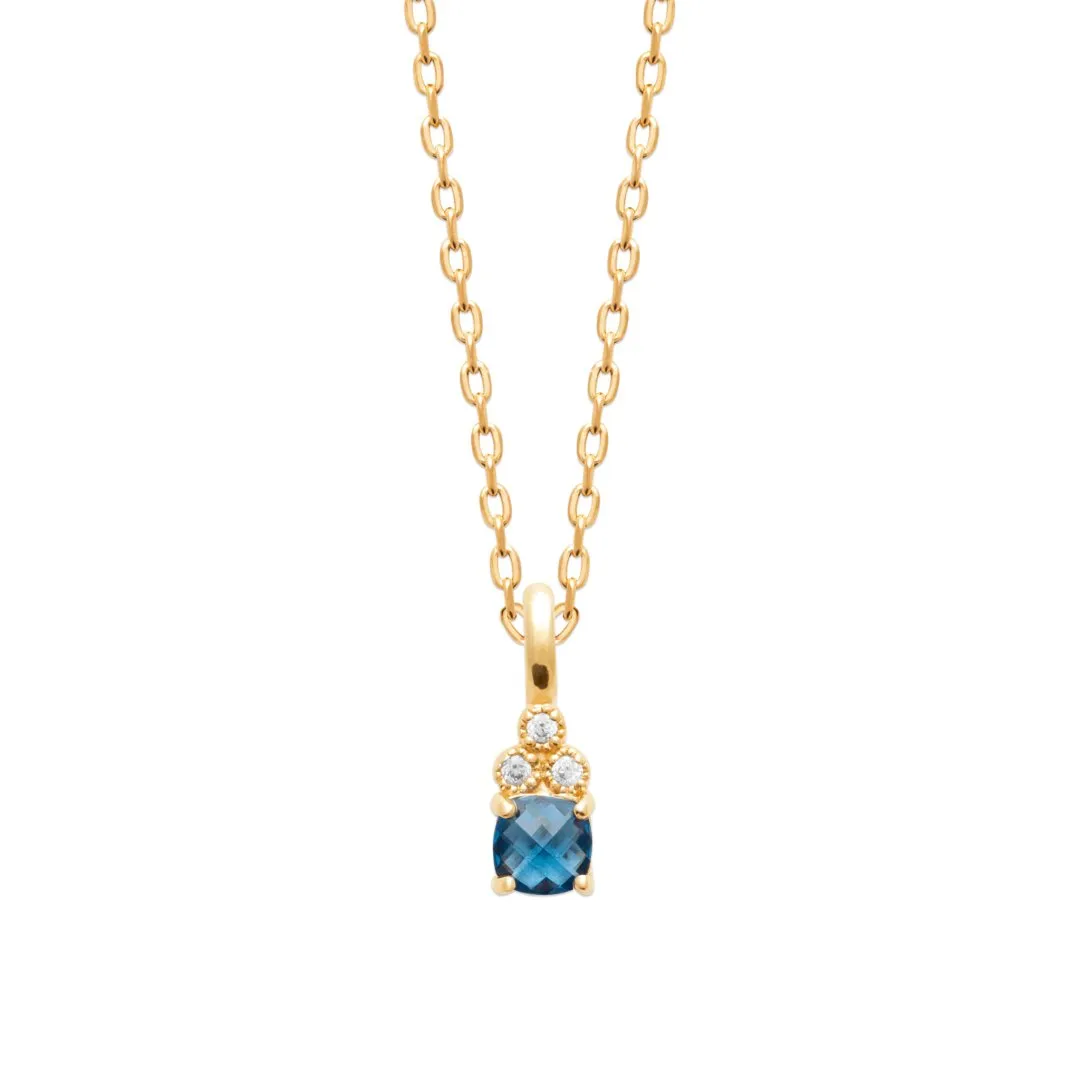 Collier p/or ox bleu 97412745