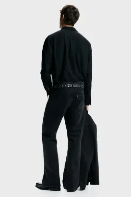 Chemise Regular Fit - Noir — photo 4