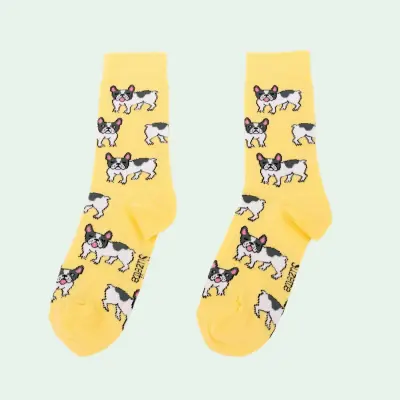 Chaussettes Bouledogue Coucou Suzette — photo 1