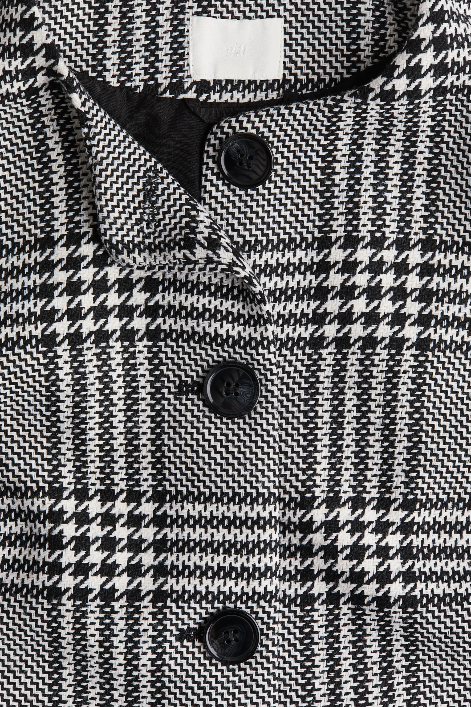 Veste courte - Noir/carreaux