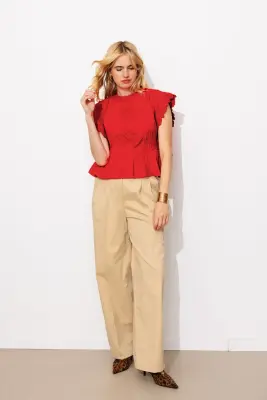 Blouse rétro-romantique Femme — photo 5