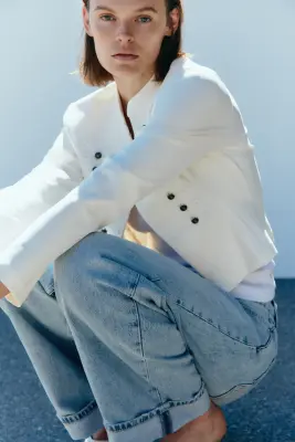 Baggy Regular Waist Jeans - Bleu denim clair — photo 2