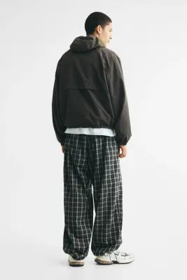 Veste coupe-vent déperlante en nylon - Vert kaki foncé — photo 2