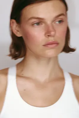 Short de sport superposé avec poche - Blanc — photo 2