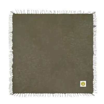 Bandana SMOKEY OLIVE WITH FRINGS - V VON GOAT — photo 1