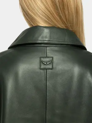 Manteau Mentlyr Cuir — photo 4