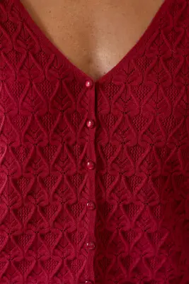 Ninon Knit Sweater - Bordeaux — photo 4