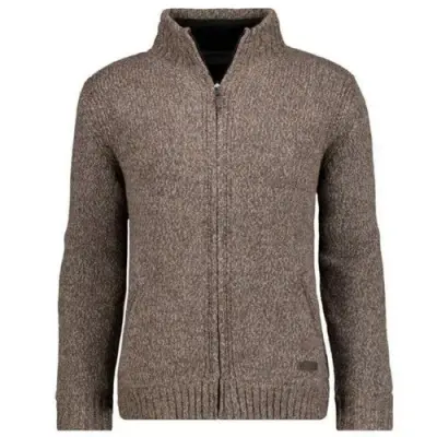 RAGMAN VESTE GRANDE LONGUEUR  FULL ZIP LAINE doublée POLAIRE Marron — photo 1