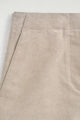 PANTALON BARREL EN VELOURS CÔTELÉ - SABLE — photo 5