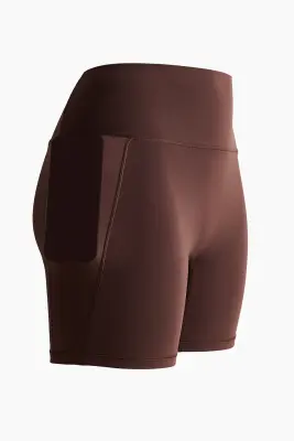 Short cycliste avec poches SoftMove™ - Marron chaud — photo 5