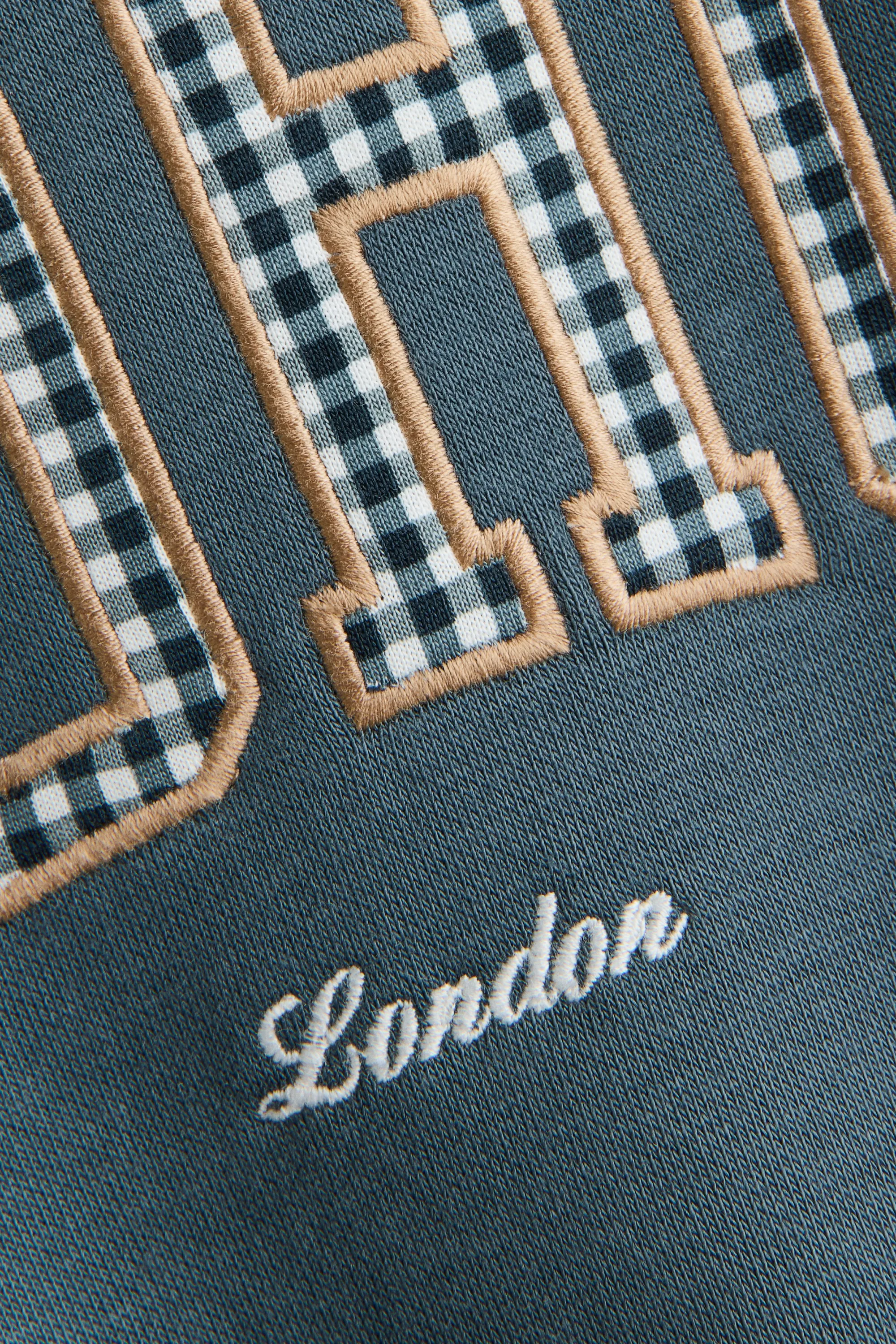 Sweat avec motifs - Turquoise foncé/Soho
