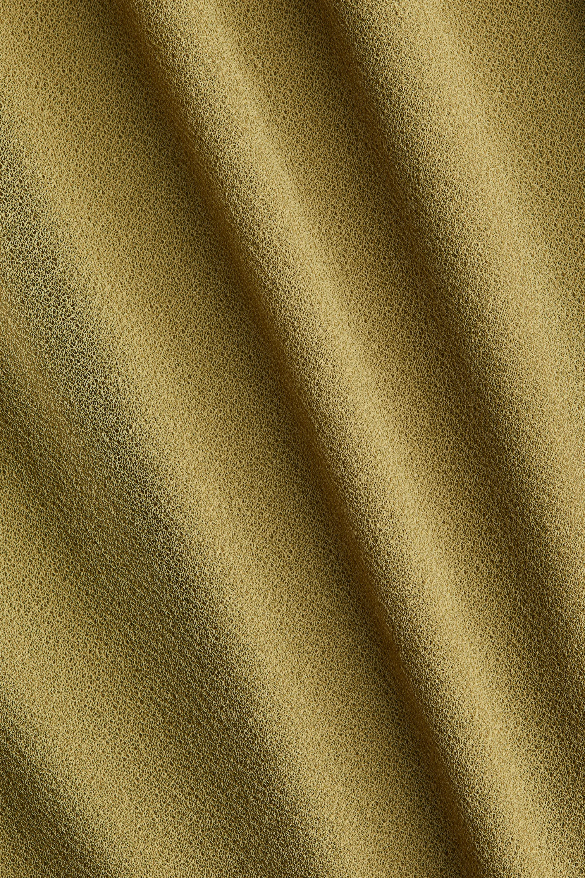 Robe longue à bretelles fines - Olive doré