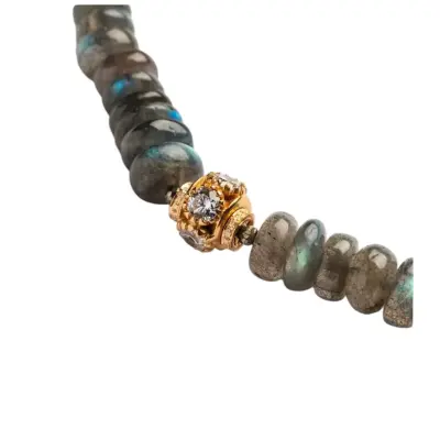 Collier Minerva labradorite - Bohemian Rhapsodie — photo 3