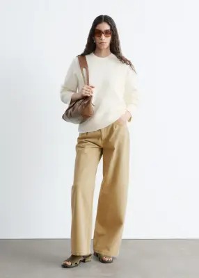 Pull décontracté en maille - Blanc — photo 4