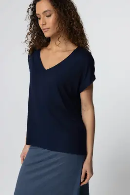 T-shirt en viscose et élasthanne — photo 3
