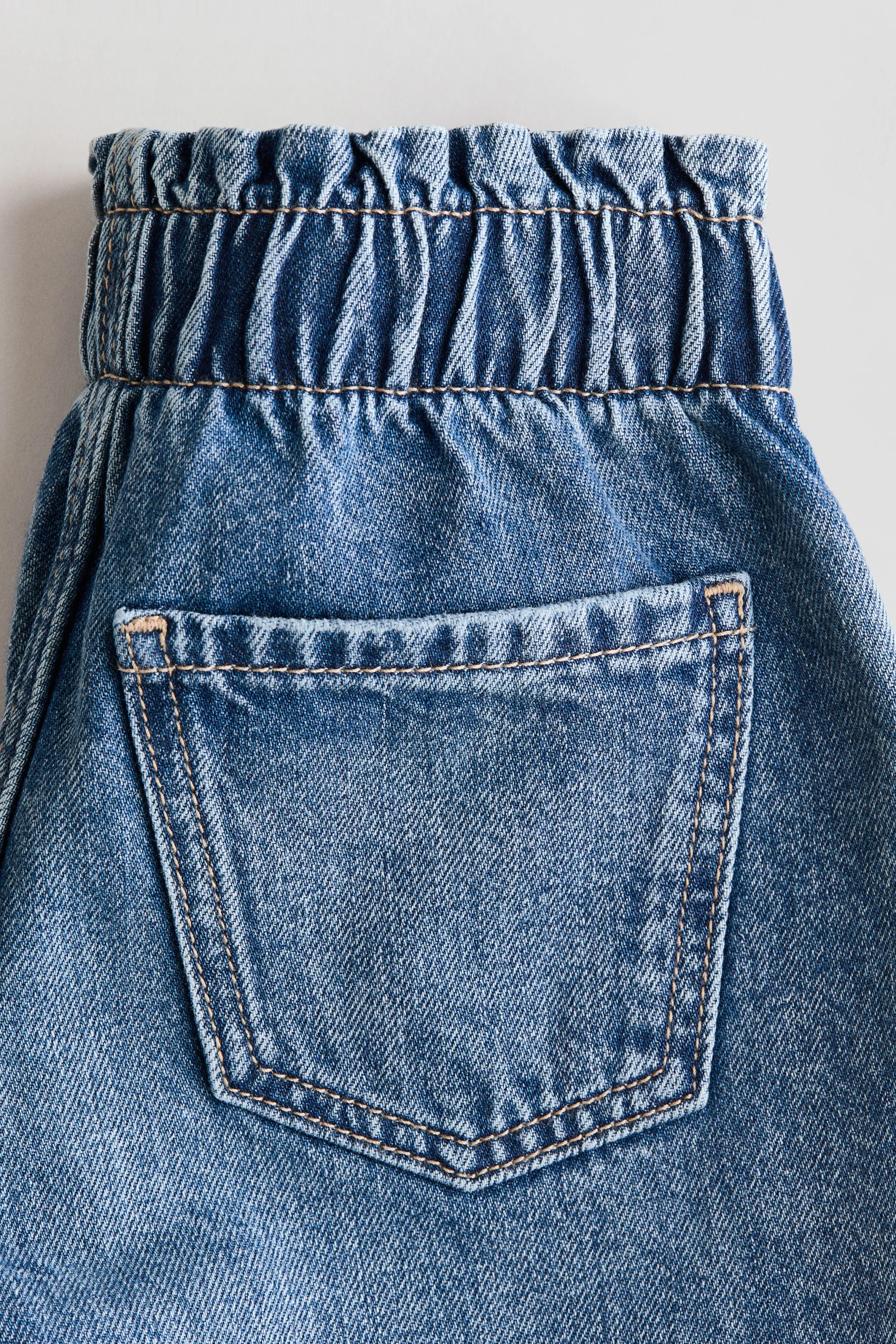 Short Loose Fit en denim - Bleu denim