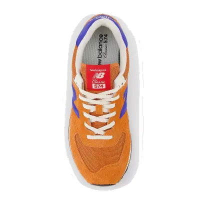 NEW BALANCE U574 Orange Bleu — photo 5