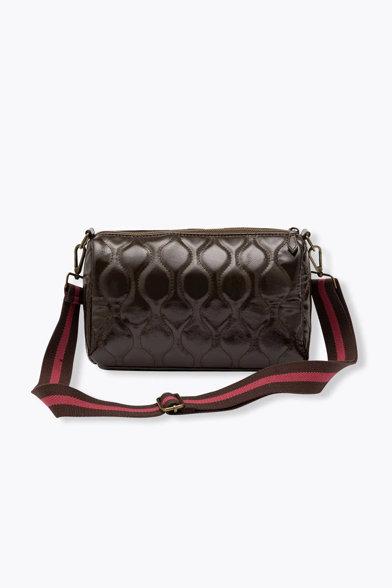 Sac matelassé verni Femme