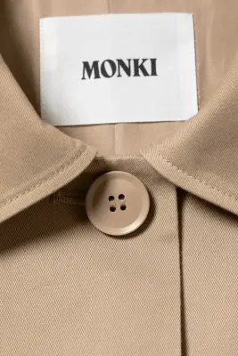 Manteau croisé décontracté - Beige — photo 4