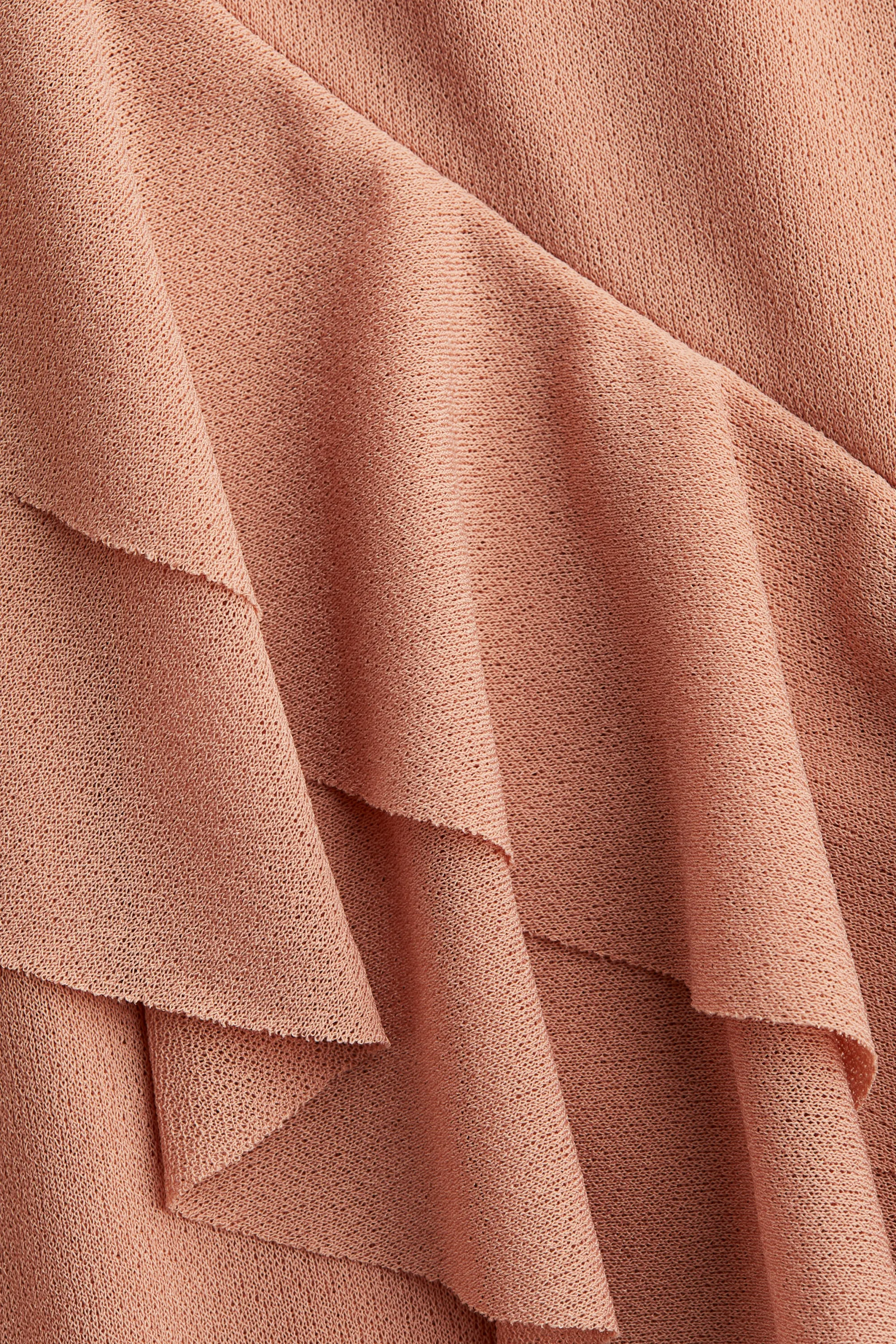 Robe volantée - Orange ancien