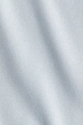 Raglan-sleeved cotton top - Turquoise clair/color block — photo 2