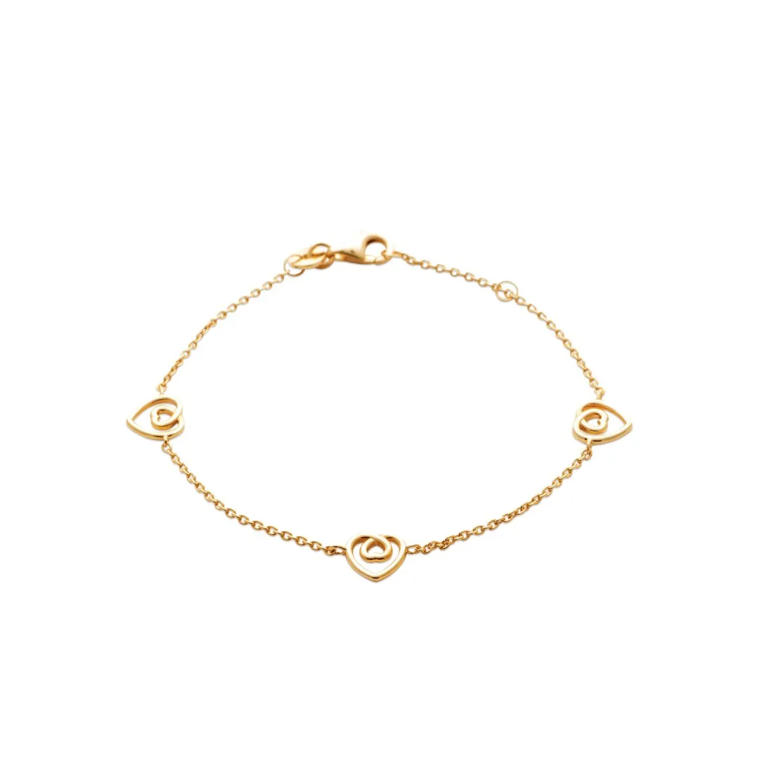 Bracelet pl-or 750 3mic 92219818