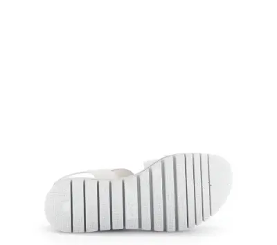 Sandales Gabor 64.627.20 Blanches - Lacets Velcro Grande Pointure Femme — photo 4