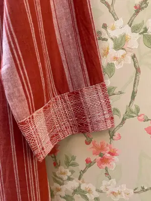 Robe Jil Stripe Terracotta Virginie de Vinster. -50% — photo 3