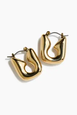 Boucles d'oreilles en inox - Doré — photo 2