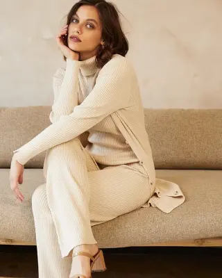 Cardigan Damira beige – Grace & Mila — photo 2